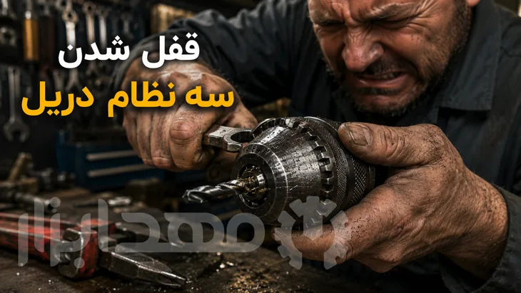 قفل شدن سه نظام دریل